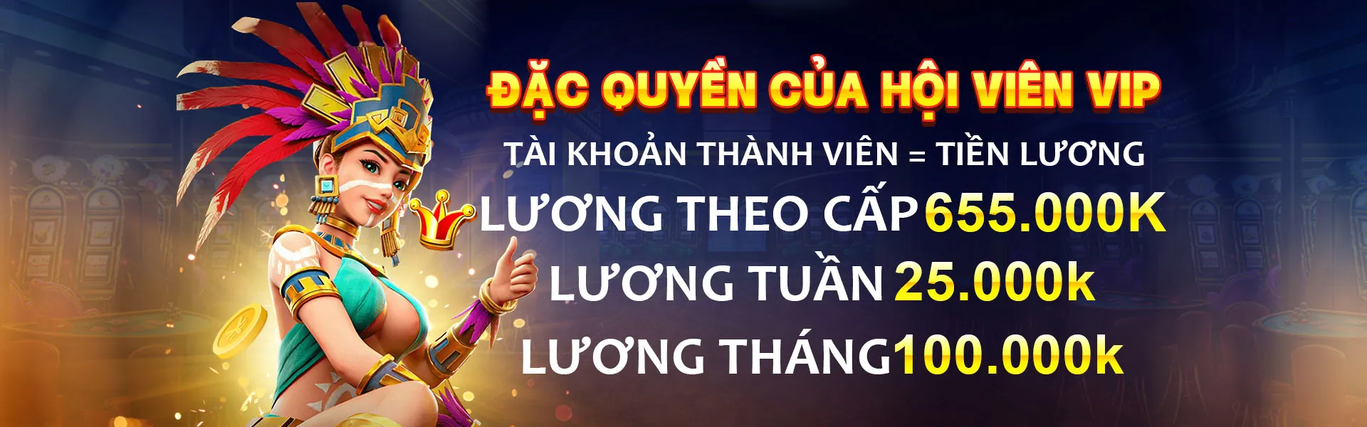 Chương trình VIP độc quyền của banca29 web